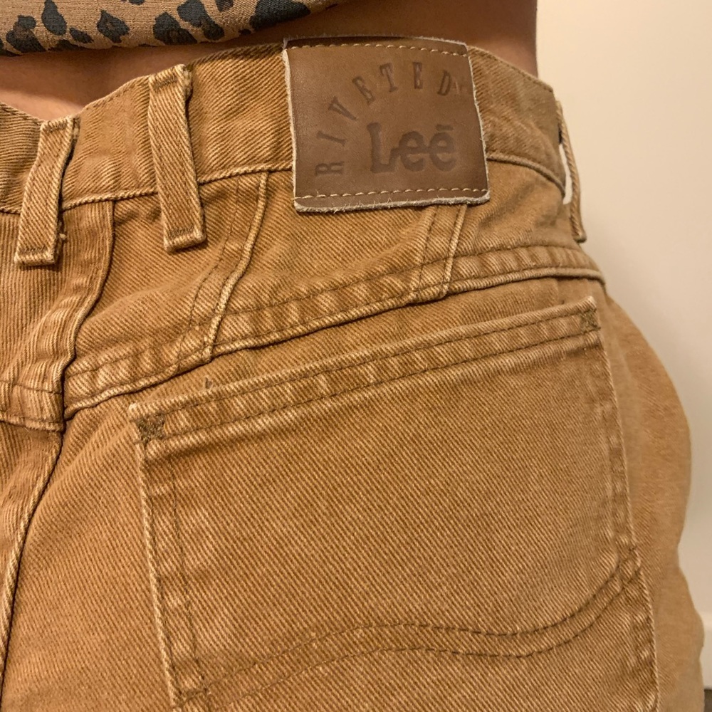 LEE RIVETED vintage tan jeans